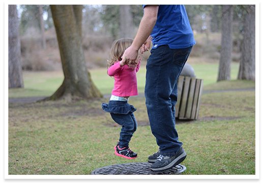 enfant et père